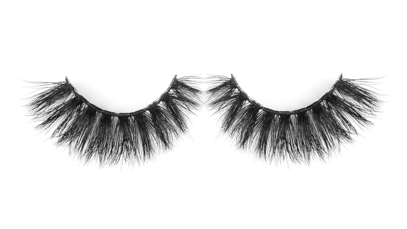 Unicorn 3D mink eyelashes quality luxury lashes eyelash extensions false eyelashes front view