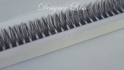 Glamour Designer lashes DIY lash extensions luxury lashes eyelash extensions false eyelashes video