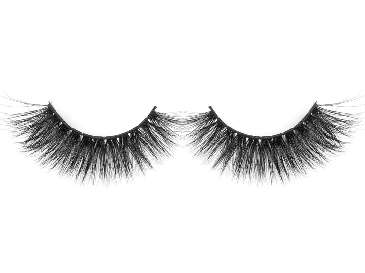 Mermaid 3d mink eyelashes quality luxury lashes eyelash extensions false eyelashes front view