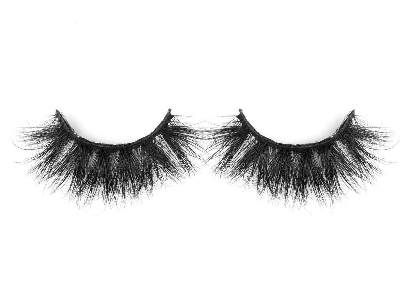 She-Wolf 3D mink eyelashes quality luxury lashes eyelash extensions false eyelashes front view