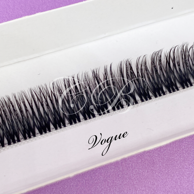 Vogue Designer lashes DIY lash extensions luxury quality lashes eyelash extensions false eyelashes lash ribbon front view