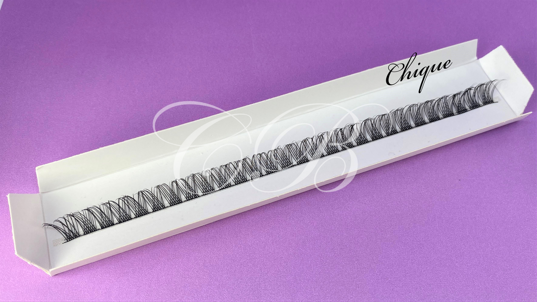 Chique Designer lashes DIY lash extensions eyelashes lashes eyelash extensions false eyelashes lash ribbon top view