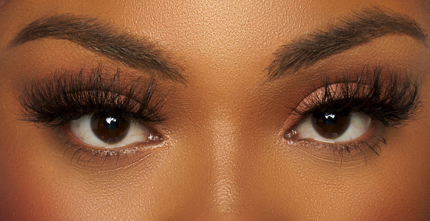 She-Wolf 3D mink eyelashes quality luxury lashes eyelash extensions false eyelashes zoomed in